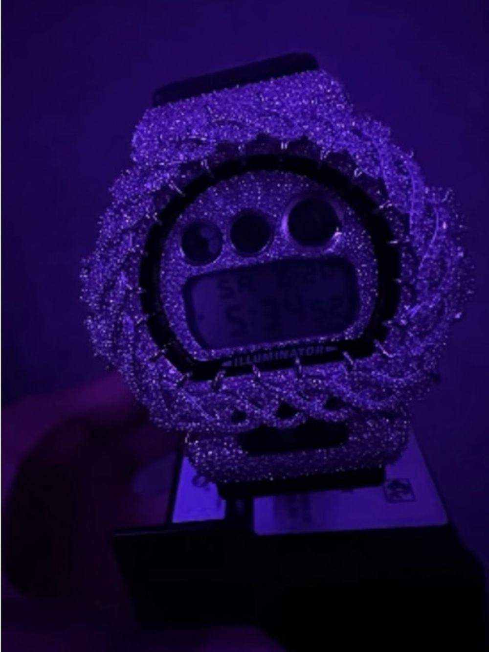 G-Shock Purple Crystalized Digital Watch